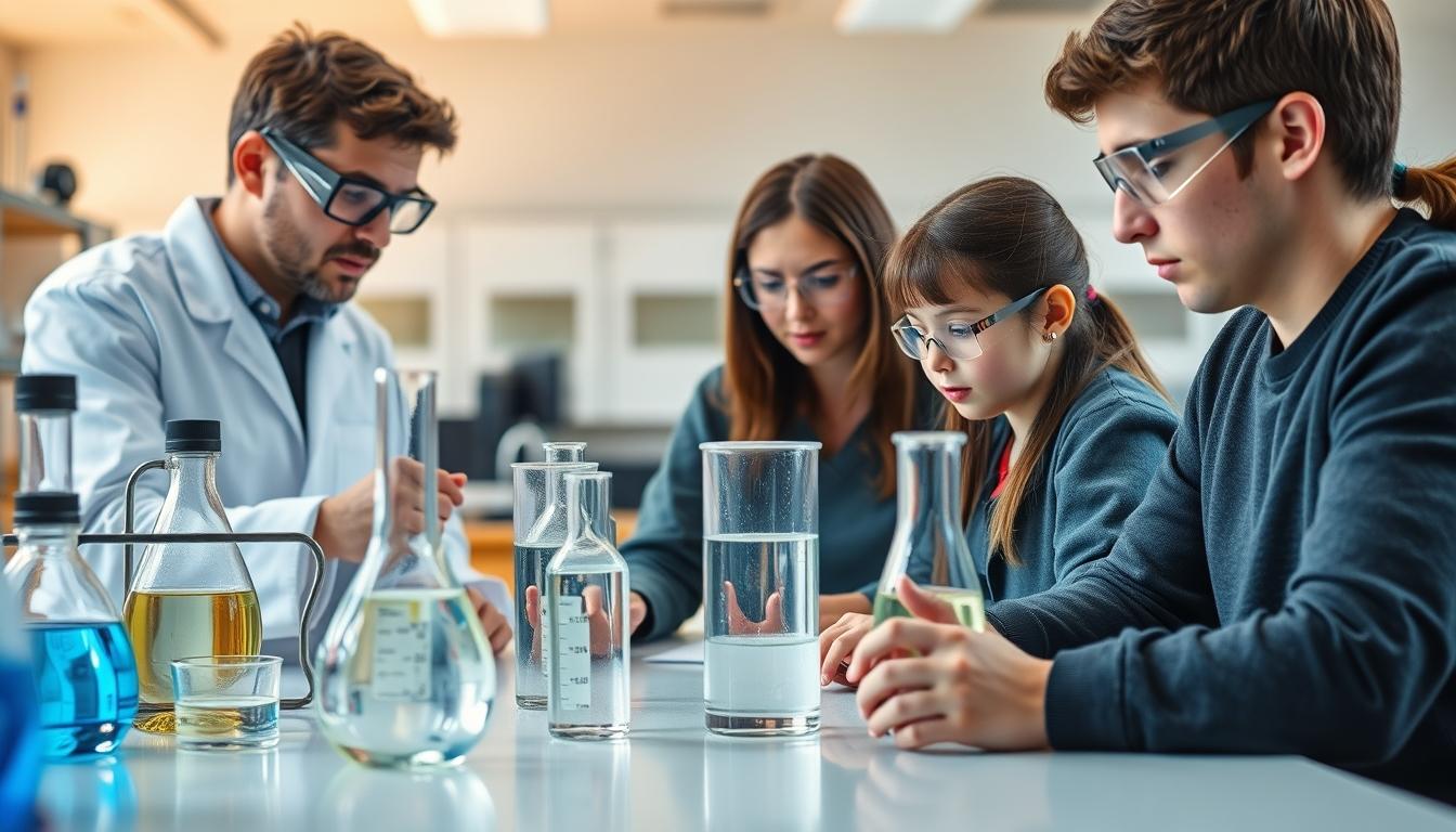 Students collaborating in study space